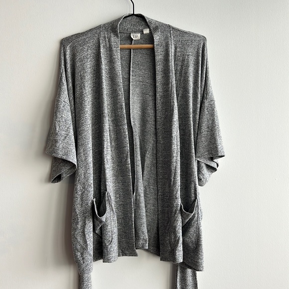 Gap short sleeve kimono wrap sweater - Picture 4 of 7